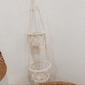 Ivory BOHO plant holder